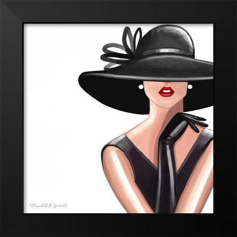 Fashion II Black Modern Wood Framed Art Print by Tyndall, Elizabeth