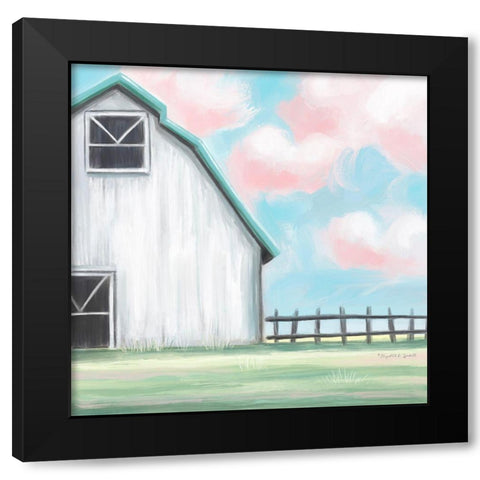 Farmhouse Barn II Black Modern Wood Framed Art Print with Double Matting by Tyndall, Elizabeth
