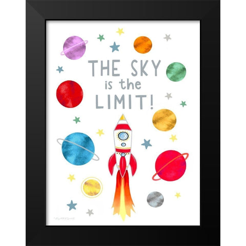 Sky is the Limit Black Modern Wood Framed Art Print by Tyndall, Elizabeth