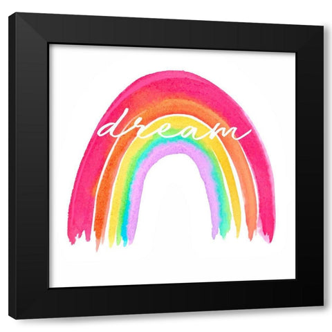 Dream Black Modern Wood Framed Art Print with Double Matting by Tyndall, Elizabeth