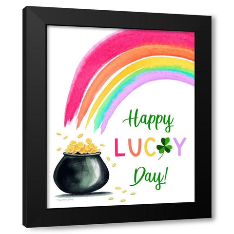 Lucky Day Black Modern Wood Framed Art Print by Tyndall, Elizabeth