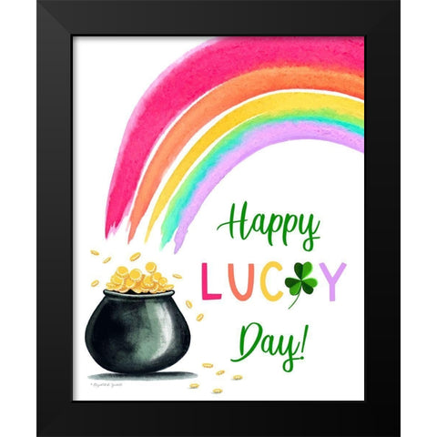 Lucky Day Black Modern Wood Framed Art Print by Tyndall, Elizabeth