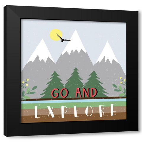 Explore Black Modern Wood Framed Art Print with Double Matting by Tyndall, Elizabeth