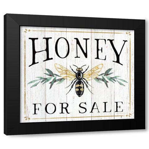 Honey for Sale Black Modern Wood Framed Art Print with Double Matting by Tyndall, Elizabeth