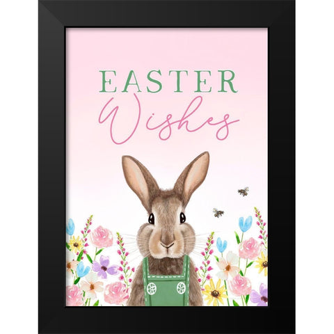 Easter Wishes Black Modern Wood Framed Art Print by Tyndall, Elizabeth