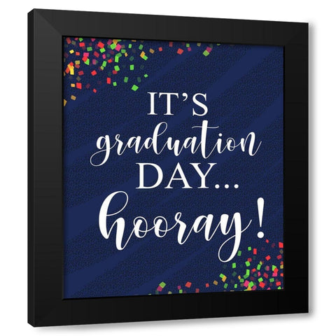 Graduation Day Black Modern Wood Framed Art Print by Tyndall, Elizabeth