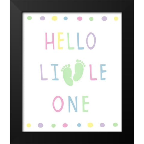 Little One Black Modern Wood Framed Art Print by Tyndall, Elizabeth