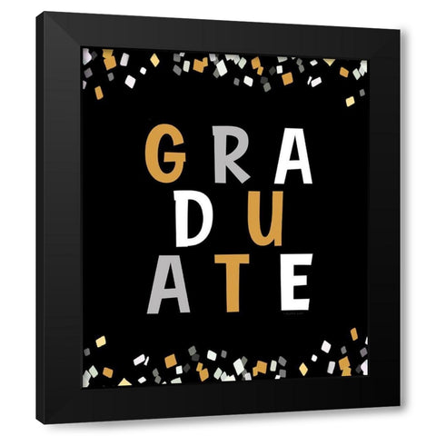 Graduate Black Modern Wood Framed Art Print with Double Matting by Tyndall, Elizabeth