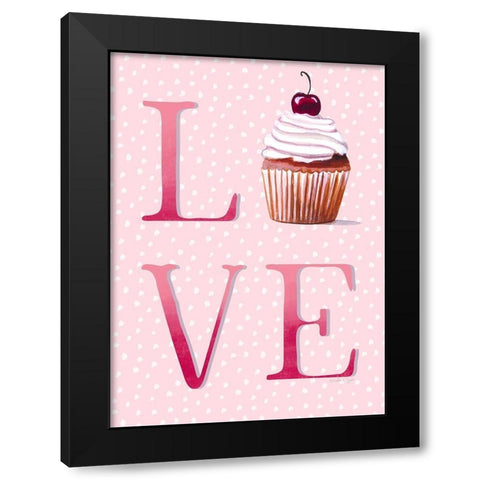 Sweets Black Modern Wood Framed Art Print by Tyndall, Elizabeth