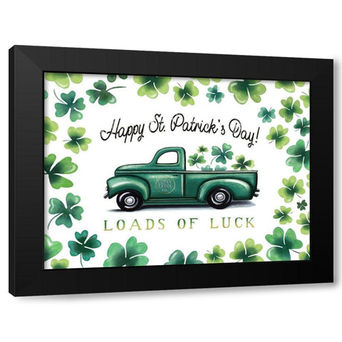 Lucky Truck Black Modern Wood Framed Art Print by Tyndall, Elizabeth