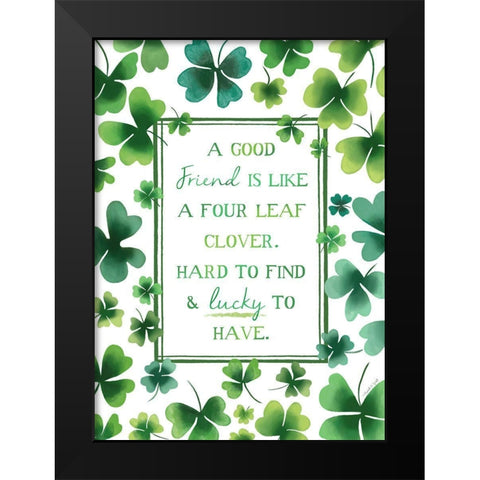 Lucky Black Modern Wood Framed Art Print by Tyndall, Elizabeth