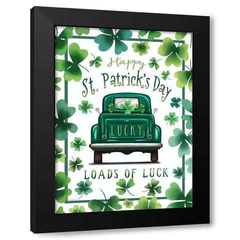 Loads of Luck Black Modern Wood Framed Art Print by Tyndall, Elizabeth