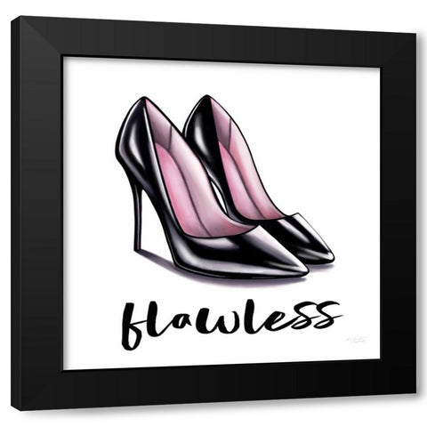 Flawless Black Modern Wood Framed Art Print with Double Matting by Tyndall, Elizabeth