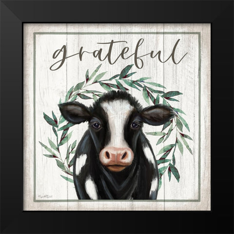 Grateful Black Modern Wood Framed Art Print by Tyndall, Elizabeth