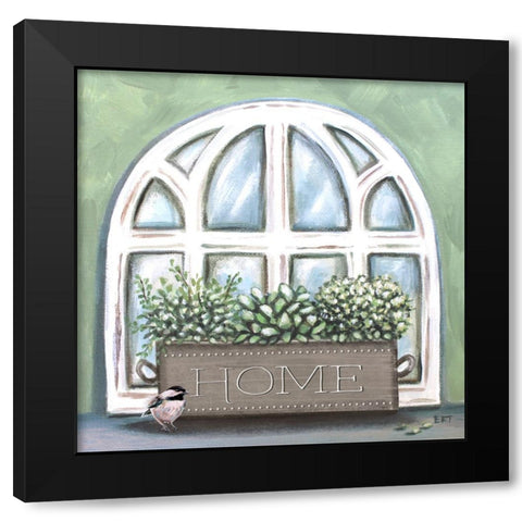 Home Black Modern Wood Framed Art Print with Double Matting by Tyndall, Elizabeth