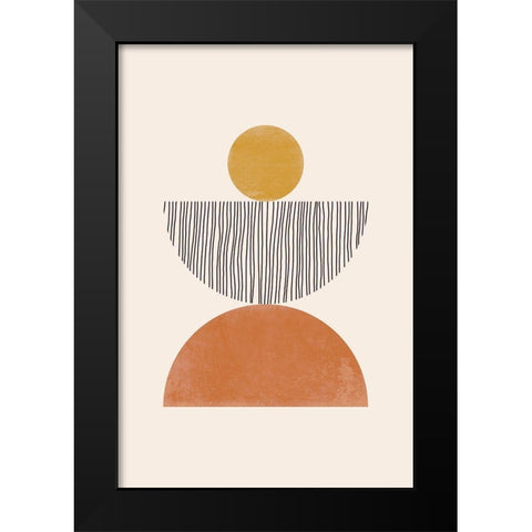 Midcentury Mod Black Modern Wood Framed Art Print by JJ Design House