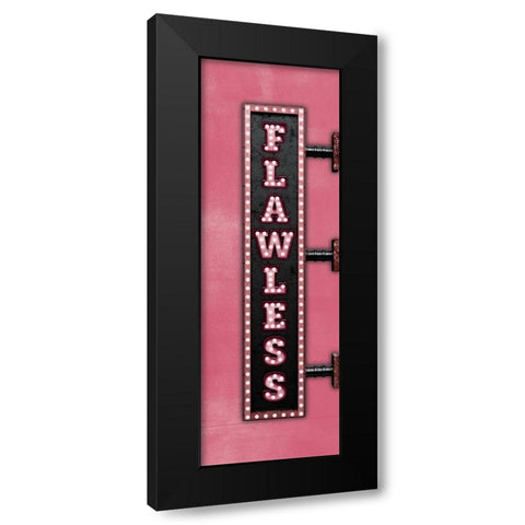 Flawless Black Modern Wood Framed Art Print with Double Matting by JJ Design
