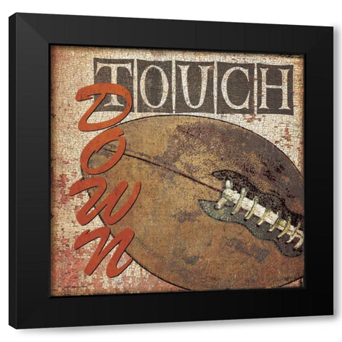 Touch Down Black Modern Wood Framed Art Print with Double Matting by Moulton, Jo