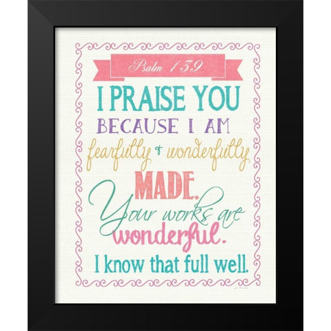 Wonderful Black Modern Wood Framed Art Print by Moulton, Jo