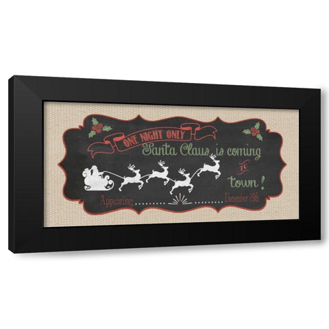 One Night   Black Modern Wood Framed Art Print with Double Matting by Moulton, Jo