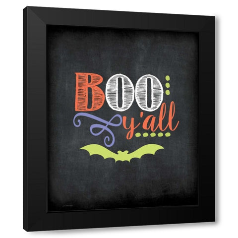 Boo Yall Black Modern Wood Framed Art Print with Double Matting by Moulton, Jo