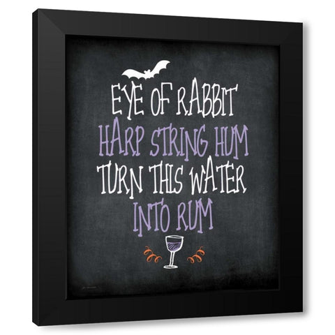 Rum Black Modern Wood Framed Art Print with Double Matting by Moulton, Jo