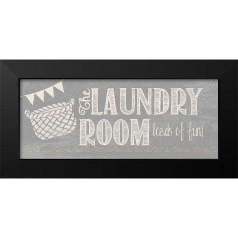Laundry Room II Black Modern Wood Framed Art Print by Moulton, Jo