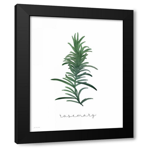 Rosemary Black Modern Wood Framed Art Print with Double Matting by Moulton, Jo