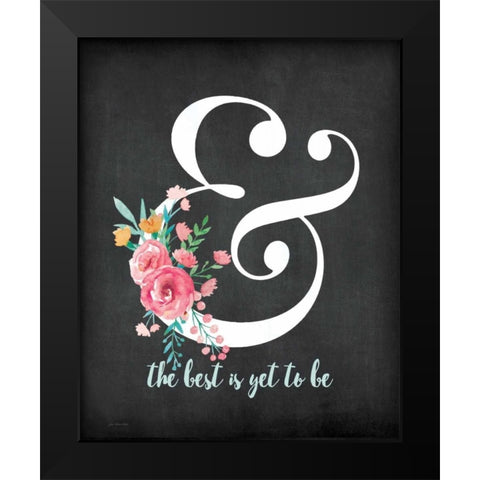 To Be Black Modern Wood Framed Art Print by Moulton, Jo