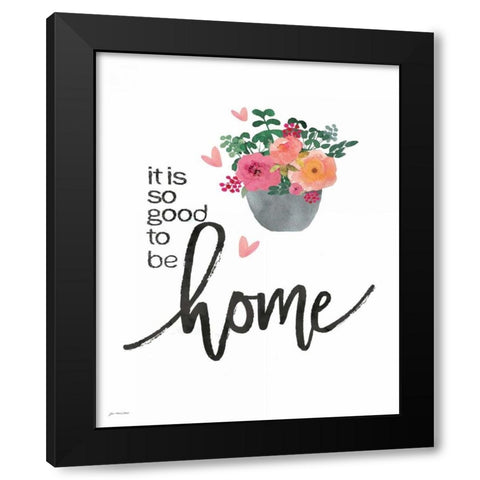 Home Black Modern Wood Framed Art Print with Double Matting by Moulton, Jo