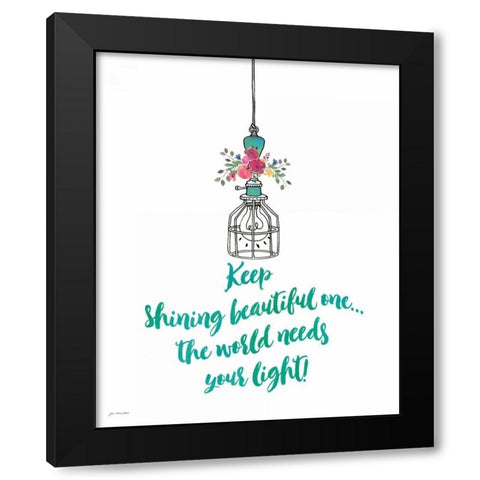 Home Black Modern Wood Framed Art Print with Double Matting by Moulton, Jo