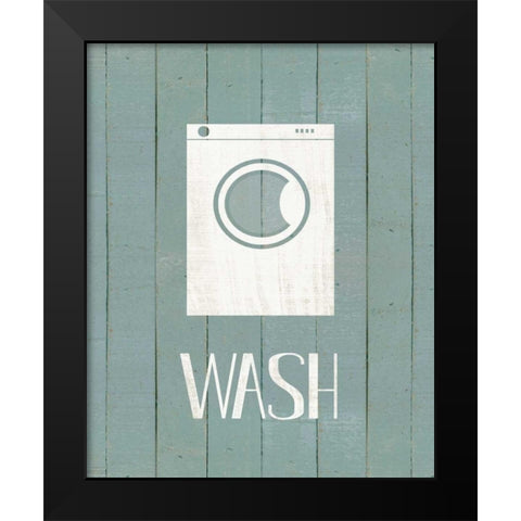 Wash House Wash Black Modern Wood Framed Art Print by Moulton, Jo