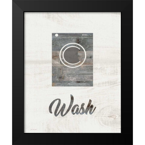 Barnwood Wash Black Modern Wood Framed Art Print by Moulton, Jo