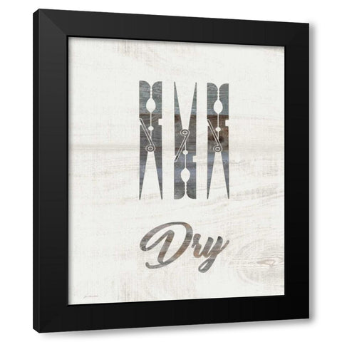 Barnwood Dry Black Modern Wood Framed Art Print by Moulton, Jo