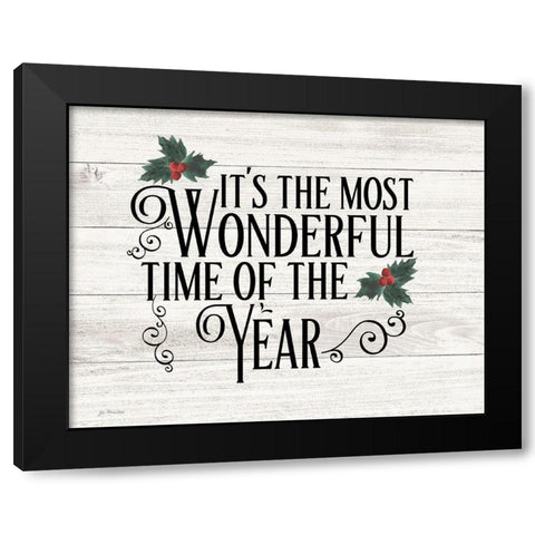 Most Wonderful Time Black Modern Wood Framed Art Print with Double Matting by Moulton, Jo