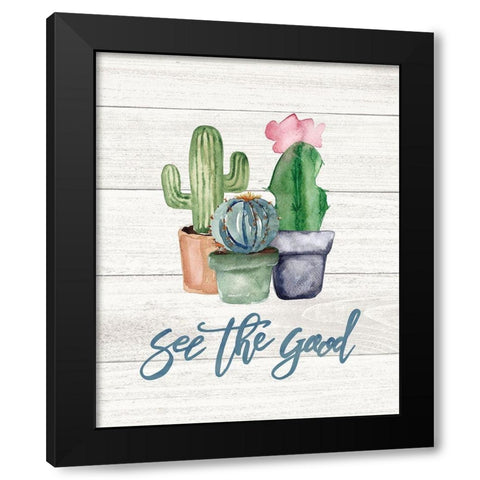 See the Good Black Modern Wood Framed Art Print with Double Matting by Moulton, Jo