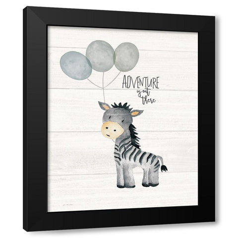 Adventure Black Modern Wood Framed Art Print by Moulton, Jo