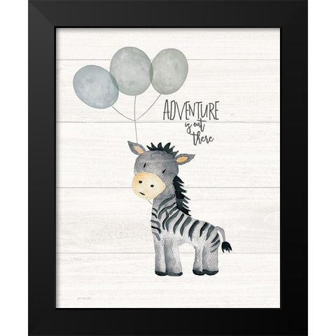 Adventure Black Modern Wood Framed Art Print by Moulton, Jo