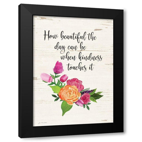 How Beautiful Black Modern Wood Framed Art Print with Double Matting by Moulton, Jo