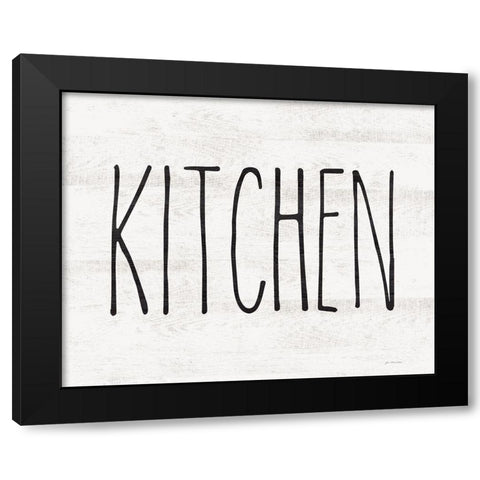 Kitchen Black Modern Wood Framed Art Print by Moulton, Jo