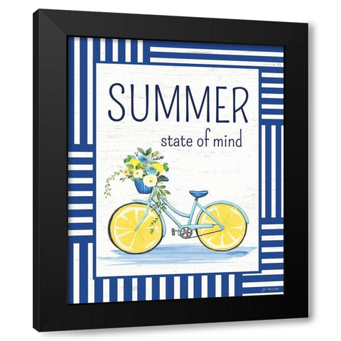Summer State of Mind Black Modern Wood Framed Art Print by Moulton, Jo