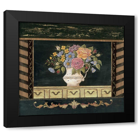 Porcelain II Black Modern Wood Framed Art Print by Moulton, Jo