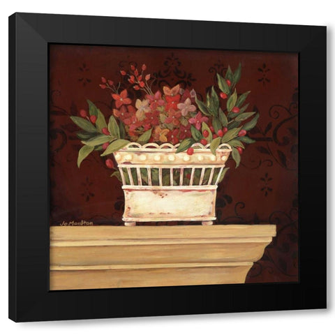 Vintage Gatherings Black Modern Wood Framed Art Print by Moulton, Jo