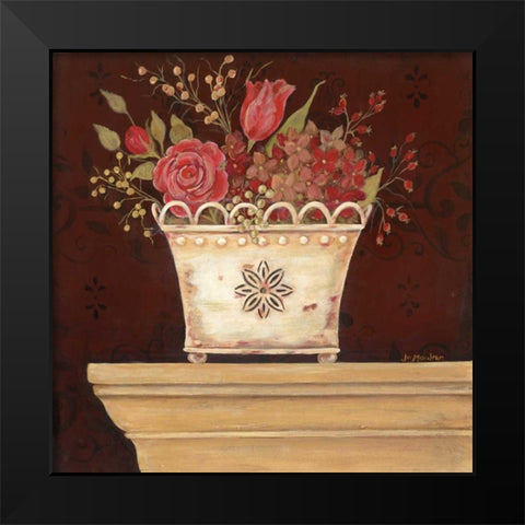 Vintage Gatherings II Black Modern Wood Framed Art Print by Moulton, Jo
