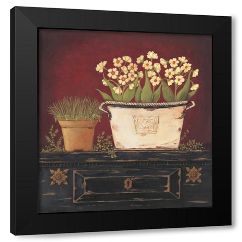 Winter Whites Black Modern Wood Framed Art Print with Double Matting by Moulton, Jo