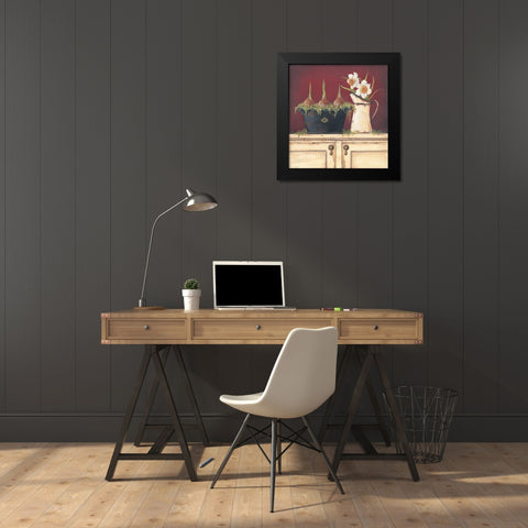 Early Spring Black Modern Wood Framed Art Print by Moulton, Jo