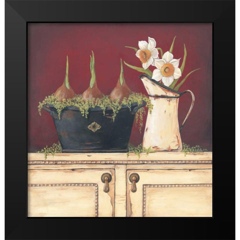 Early Spring Black Modern Wood Framed Art Print by Moulton, Jo