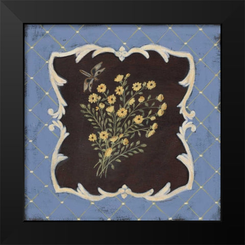 Timeless Tansy Black Modern Wood Framed Art Print by Moulton, Jo