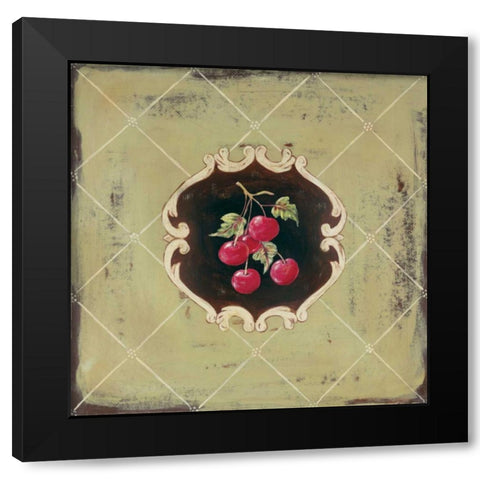 Cherise Black Modern Wood Framed Art Print with Double Matting by Moulton, Jo