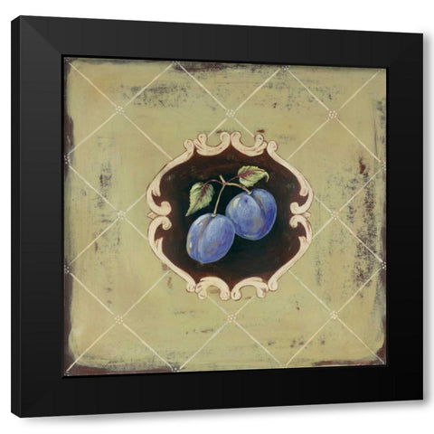 Prune Black Modern Wood Framed Art Print by Moulton, Jo